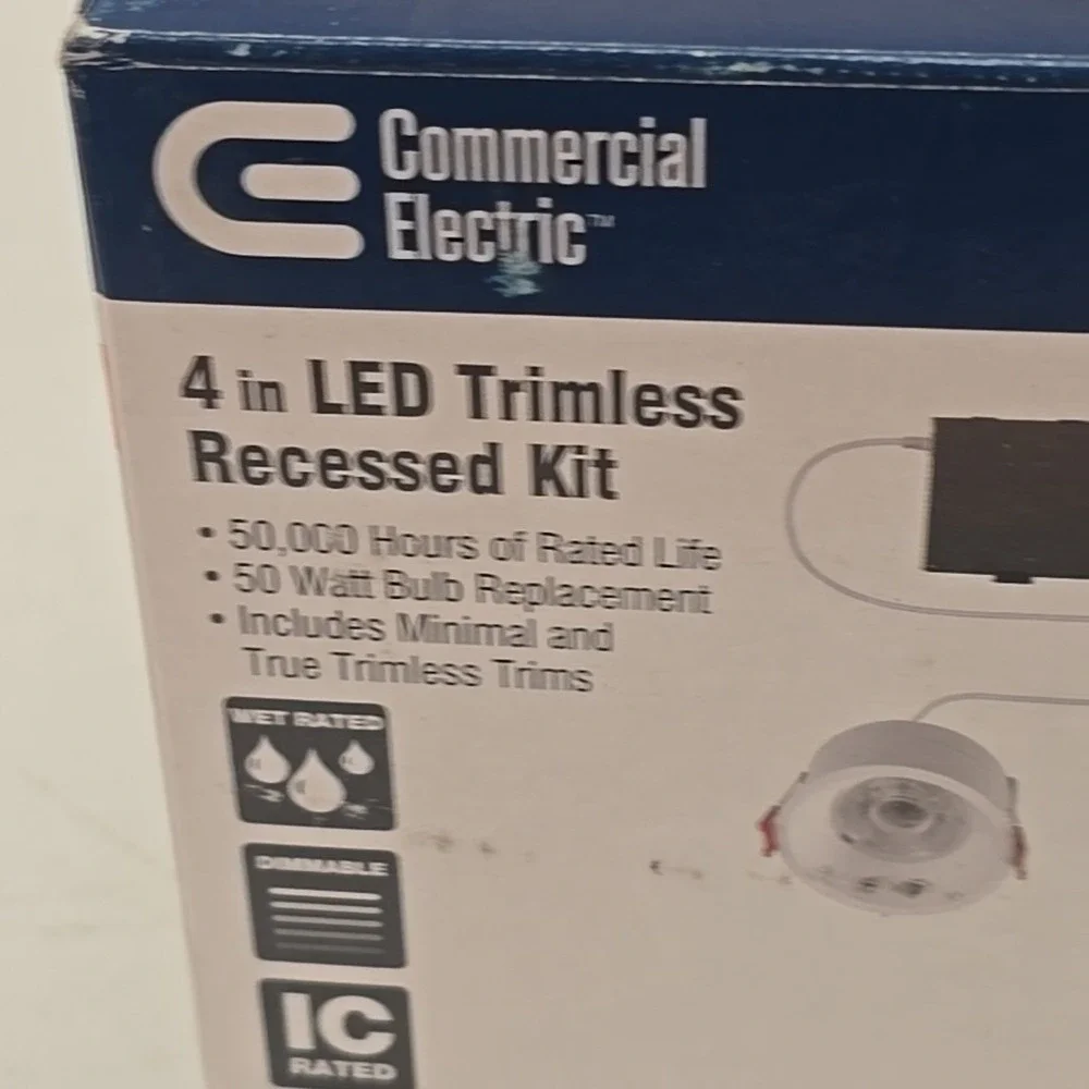 Commercial‎ Electric LED Trimless Integrated LED 4